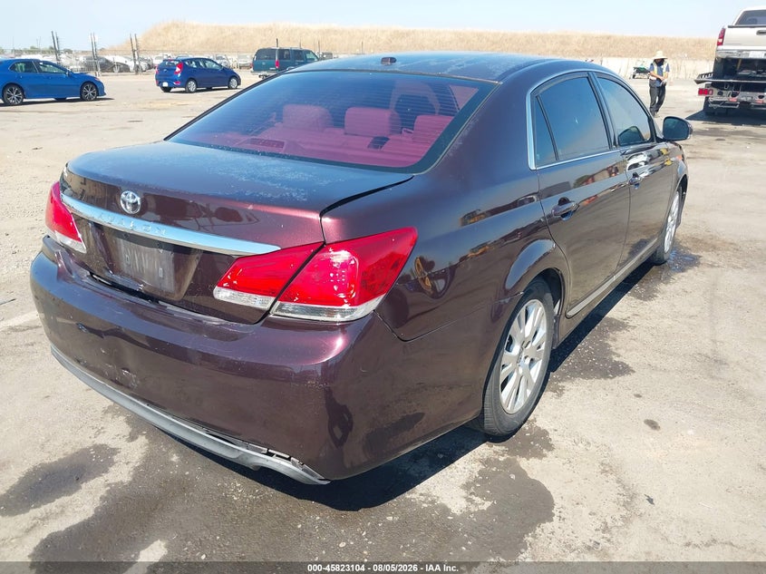 Vin: 4t1bk3db8cu462685, lot: 46321985, toyota avalon 20124