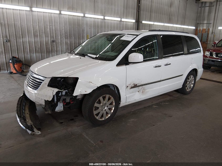 Vin: 2c4rc1bg5gr119435, lot: 46321989, chrysler town & country touring 20162