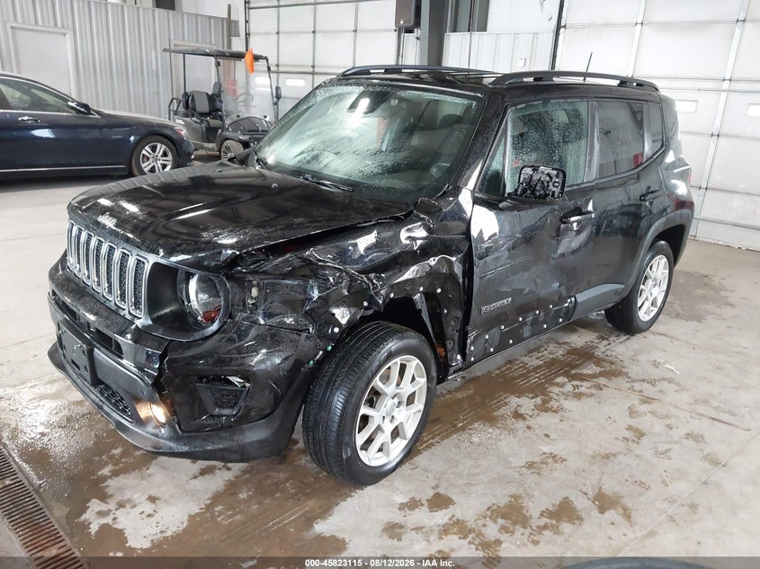 2019 Jeep Renegade Latitude 4X4, Left Front, IAAI, VIN ZACNJBBB5KPK30608 — photo 2