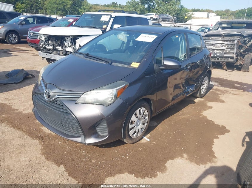 Vin: vnkktud30ga062876, lot: 46321999, toyota yaris l 20162