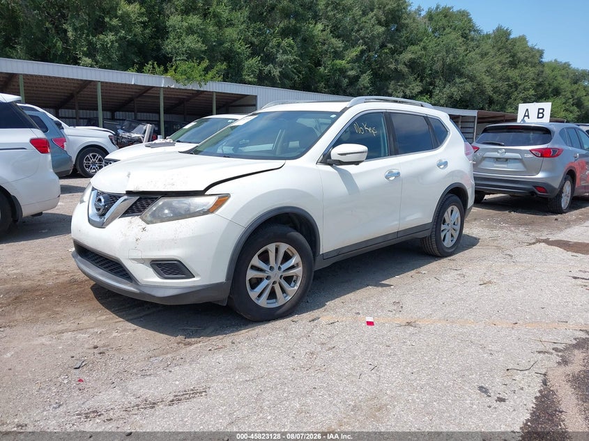 Vin: 5n1at2mv4gc818025, lot: 46322009, nissan rogue s/sl/sv 20162