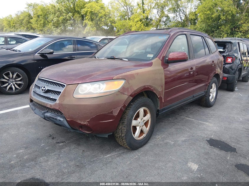 2007 Hyundai Santa Fe, Обычный износ, IAAI, VIN 5NMSG13D97H102027 — фото 2