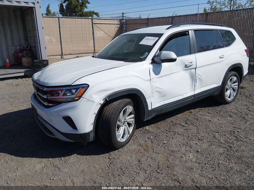 Vin: 1v2hr2ca4mc584320, lot: 46322026, volkswagen atlas se 20212