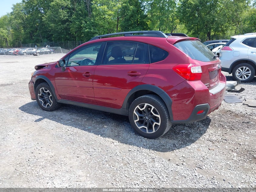 Vin: jf2gpabc9g8325041, lot: 46322044, subaru crosstrek 2.0i premium 20163