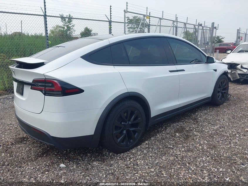 Vin: 7saxcbe50nf364131, lot: 46322093, tesla model x dual motor all-wheel drive 20224