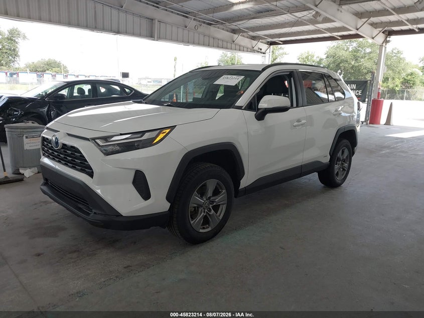 Vin: 4t3rwrfv9nu059936, lot: 46322095, toyota rav4 hybrid xle 20222