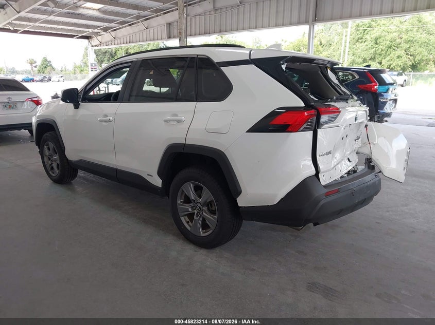 Vin: 4t3rwrfv9nu059936, lot: 46322095, toyota rav4 hybrid xle 20223