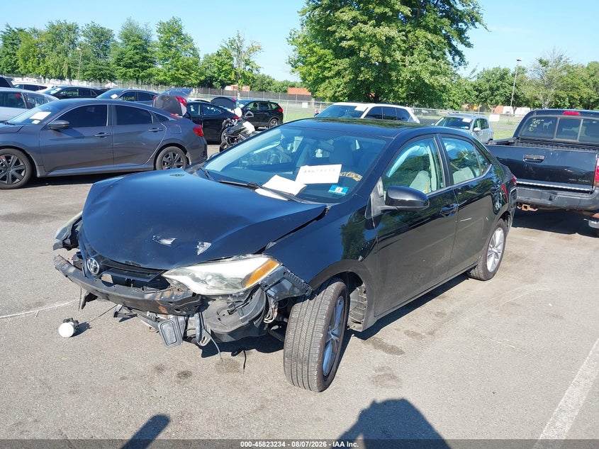 Vin: 2t1burhe9ec104842, lot: 46322115, toyota corolla le plus 20142