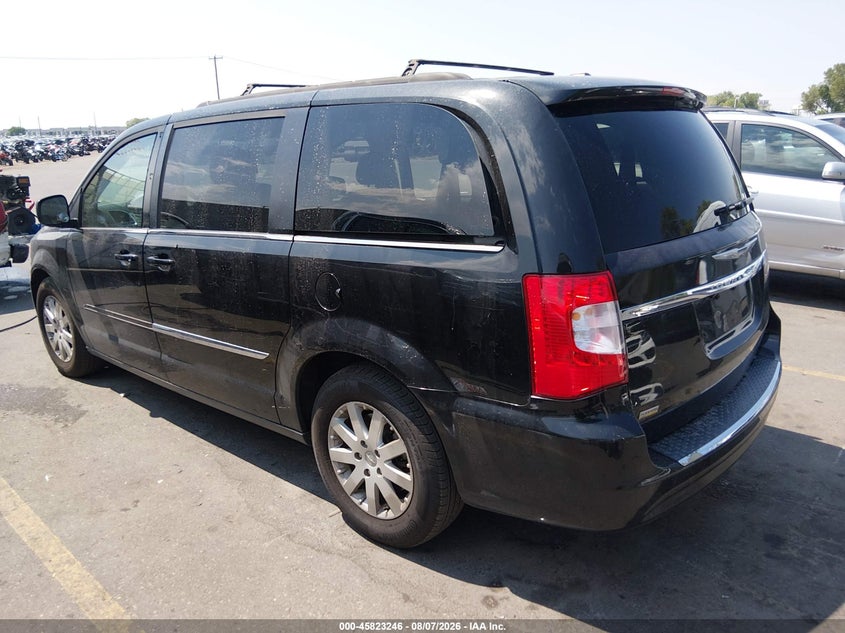 Vin: 2c4rc1bg7fr752310, lot: 46322127, chrysler town & country touring 20153