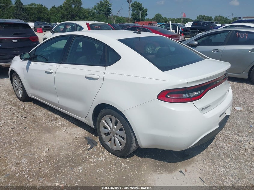Vin: 1c3cdfbb2ed768778, lot: 46322142, dodge dart sxt 20143