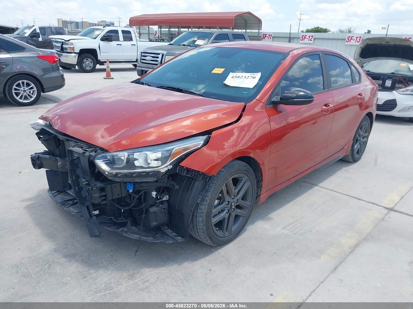 Vin: 3kpf34ad0me401054, lot: 46322151, kia forte gt-line 20212
