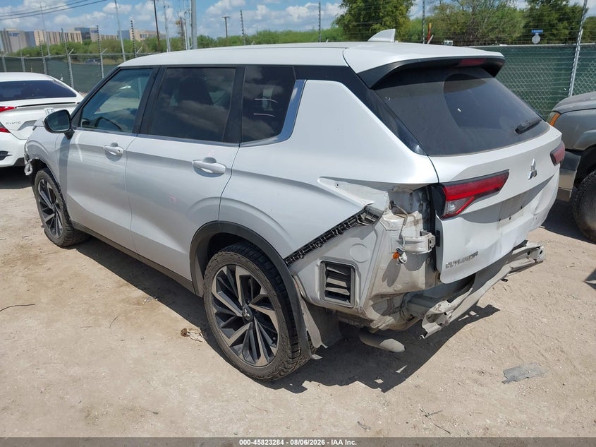Vin: ja4j3ta8xnz064870, lot: 46322165, mitsubishi outlander es 2.5 2wd 20223