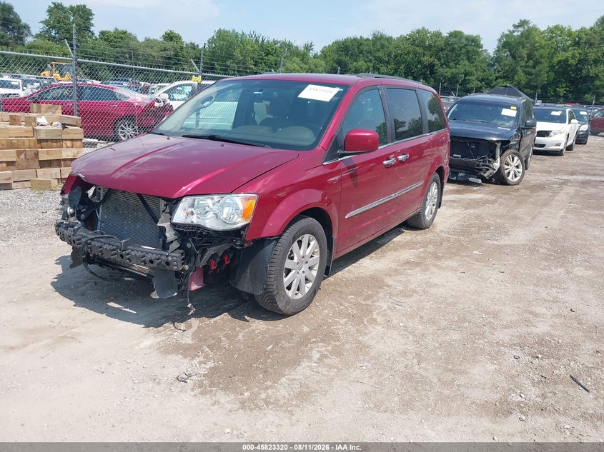 Vin: 2c4rc1bg4fr656764, lot: 46322202, chrysler town & country touring 20152