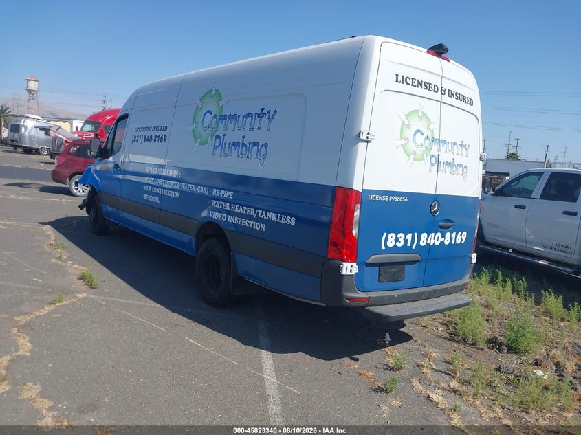 Vin: w1y8nd3y3st200185, lot: 46322221, mercedes-benz sprinter 3500xd high roof 4-cyl diesel ho 20253