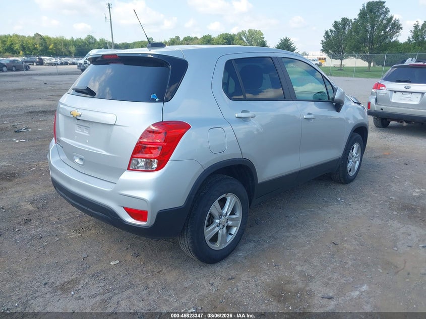 Vin: kl7cjnsm5nb544672, lot: 46322228, chevrolet trax awd ls 20224
