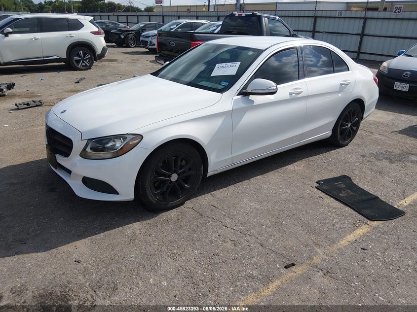 Vin: 55swf4jbxfu067312, lot: 46322274, mercedes-benz c 300 20152