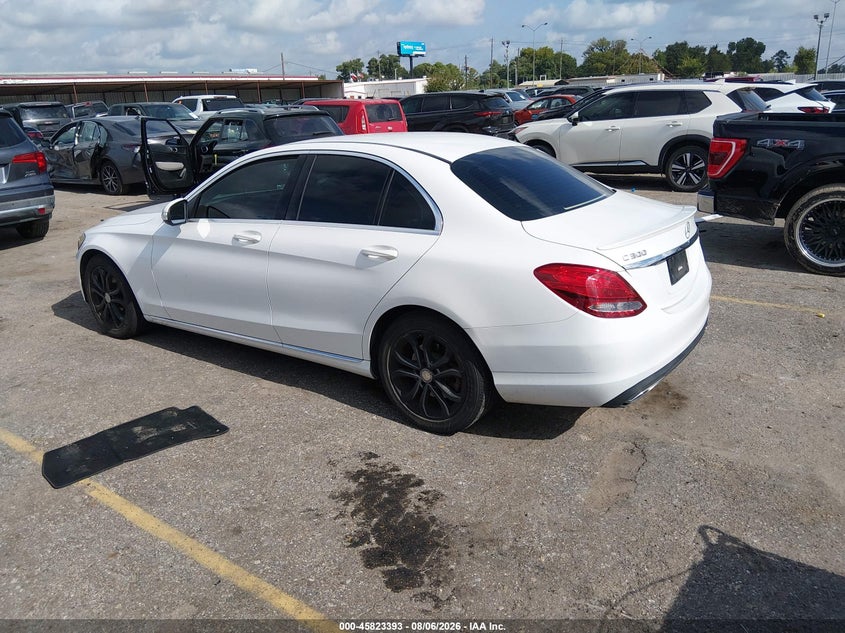 Vin: 55swf4jbxfu067312, lot: 46322274, mercedes-benz c 300 20153