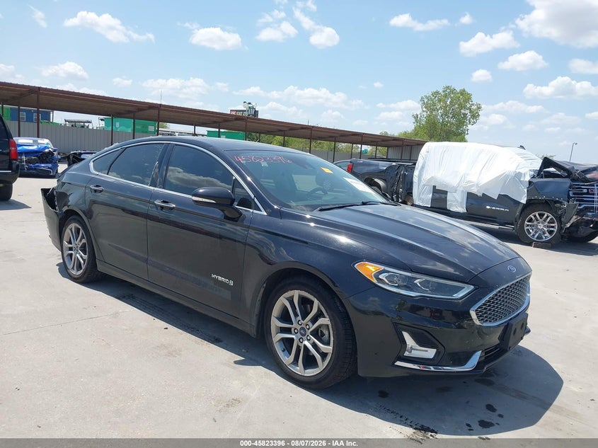 Vin: 3fa6p0ru9kr121632, lot: 46322277, ford fusion hybrid titanium 2019 img_1