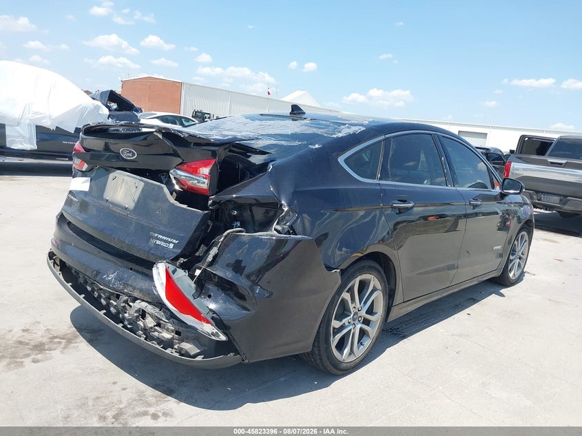 Vin: 3fa6p0ru9kr121632, lot: 46322277, ford fusion hybrid titanium 20194