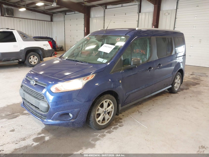 Vin: nm0ge9f75g1231678, lot: 46322297, ford transit connect xlt 20162