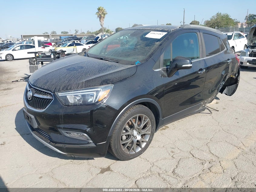 Vin: kl4cj1sbxkb808694, lot: 46322364, buick encore fwd sport touring 20192