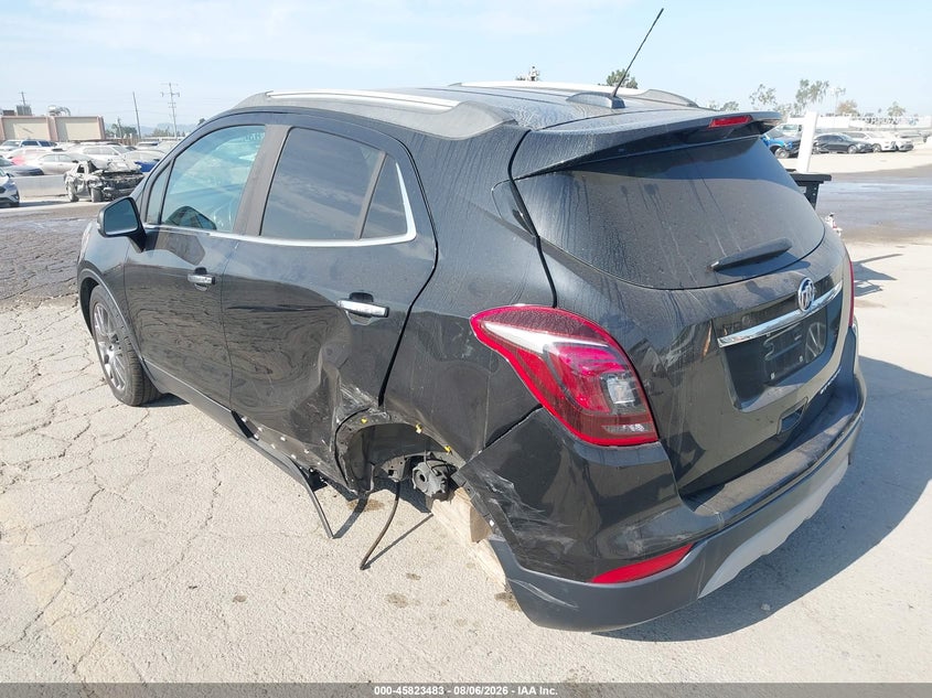 Vin: kl4cj1sbxkb808694, lot: 46322364, buick encore fwd sport touring 20193