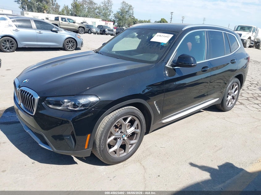 Vin: 5ux43dp04n9k73983, lot: 46322373, bmw x3 sdrive30i 20222