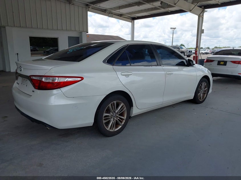 Vin: 4t1bf1fk0fu086252, lot: 46322416, toyota camry se 20154