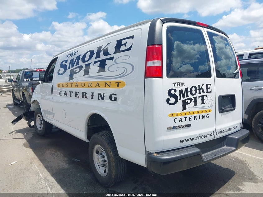 Vin: 1gcwgafpxp1165820, lot: 46322422, chevrolet express cargo rwd 2500 regular wheelbase wt 20233