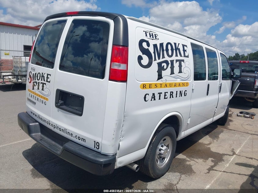 Vin: 1gcwgafpxp1165820, lot: 46322422, chevrolet express cargo rwd 2500 regular wheelbase wt 20234