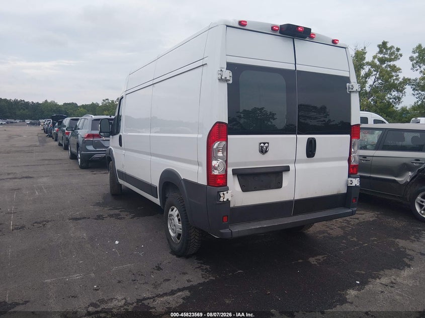 Vin: 3c6trvbg9ee122503, lot: 46322450, ram promaster 1500 20143