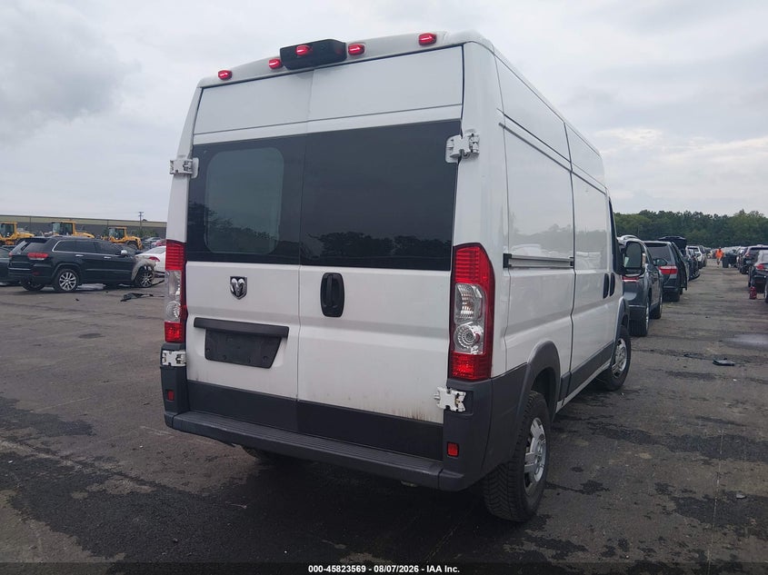 Vin: 3c6trvbg9ee122503, lot: 46322450, ram promaster 1500 20144