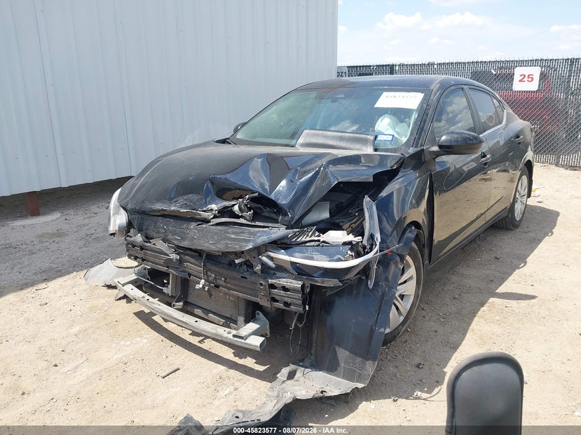 Vin: 3n1ab8bv7ry291415, lot: 46322458, nissan sentra s xtronic cvt 20242