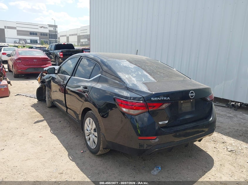 Vin: 3n1ab8bv7ry291415, lot: 46322458, nissan sentra s xtronic cvt 20243