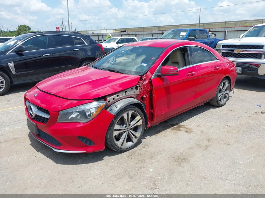 Vin: wddsj4eb8jn688735, lot: 46322463, mercedes-benz cla 250 20182