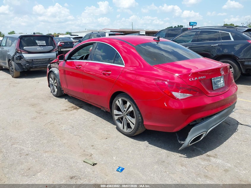 Vin: wddsj4eb8jn688735, lot: 46322463, mercedes-benz cla 250 20183