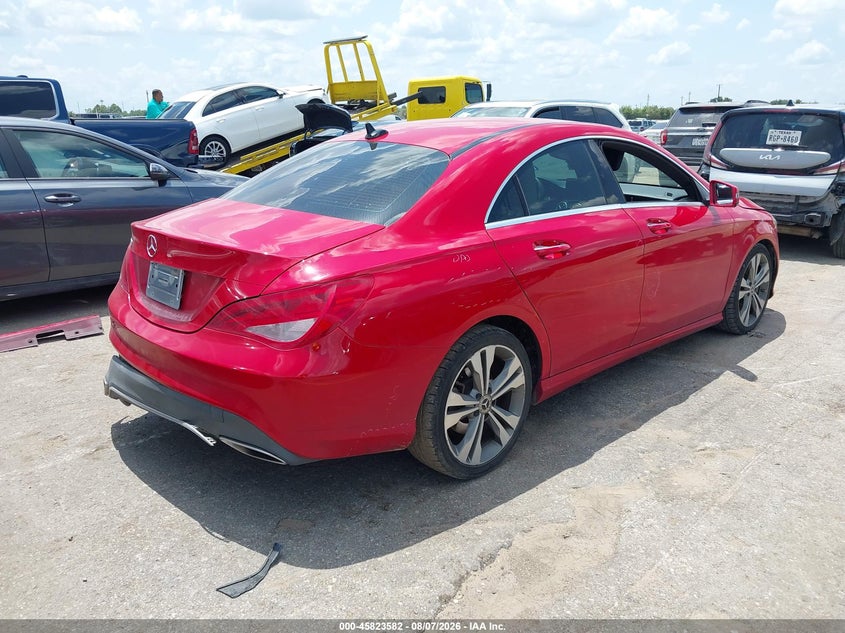 Vin: wddsj4eb8jn688735, lot: 46322463, mercedes-benz cla 250 20184