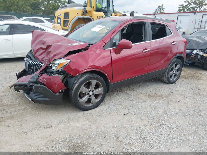 Vin: kl4cjasb5db197220, lot: 46322482, buick encore 20132