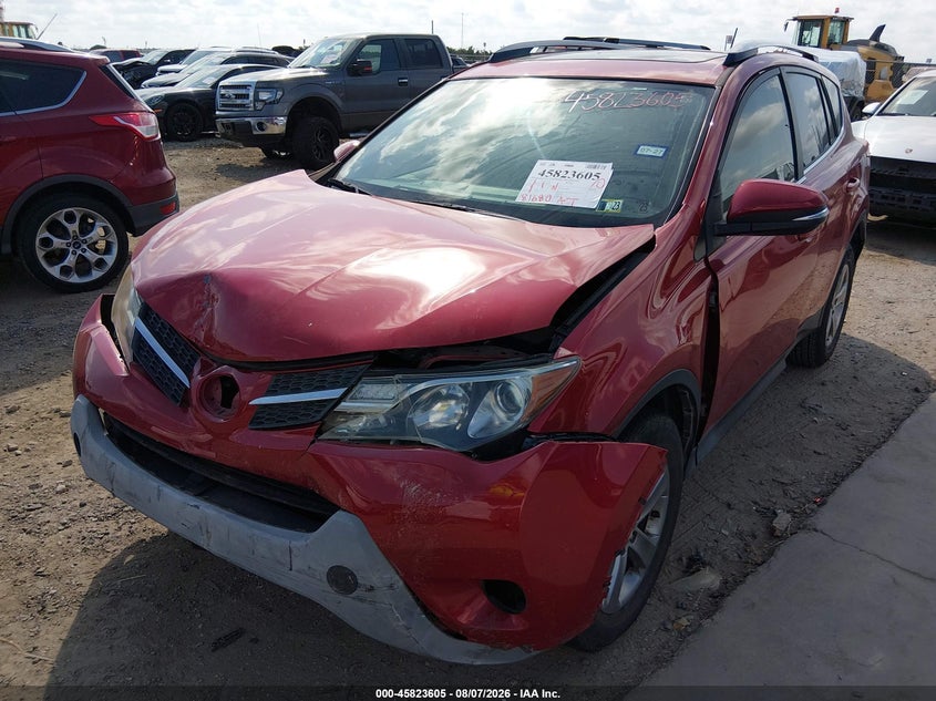 Vin: jtmwfrevxfd059270, lot: 46322486, toyota rav4 xle 20152