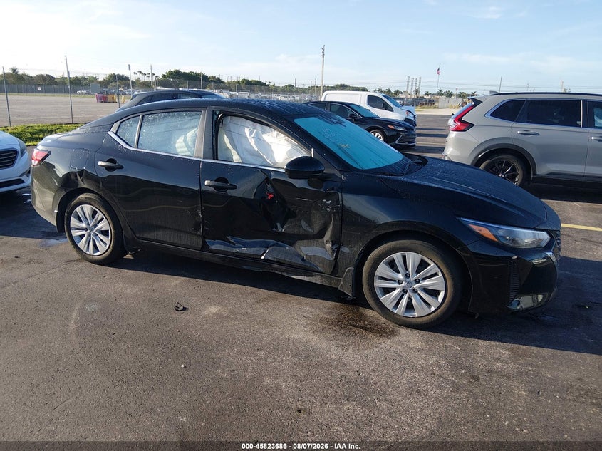 Vin: 3n1ab8bv8ry296056, lot: 46322567, nissan sentra s xtronic cvt 2024 img_1