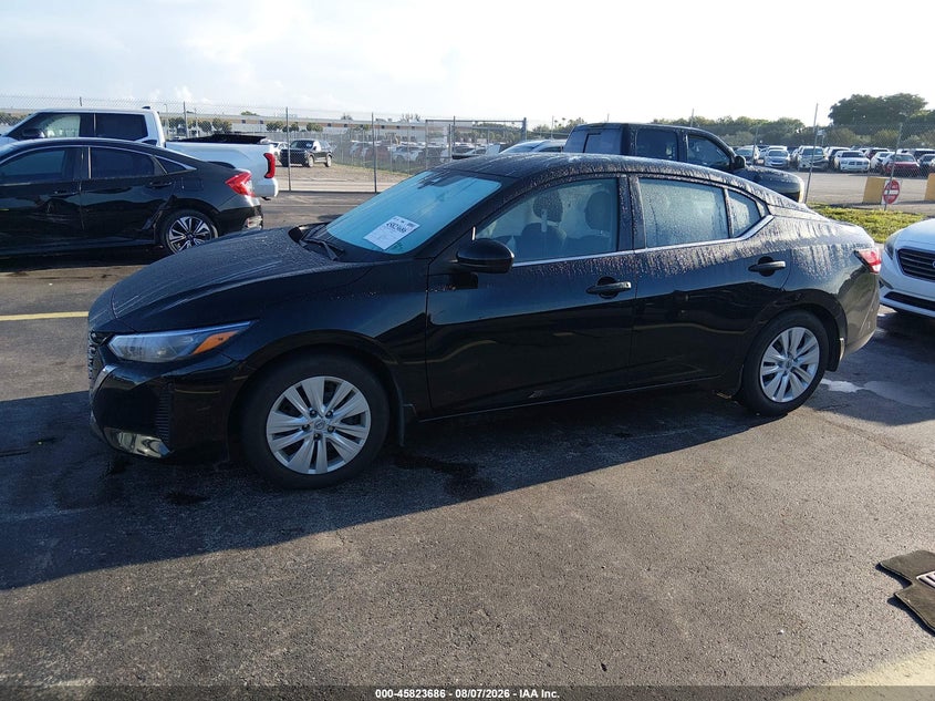 Vin: 3n1ab8bv8ry296056, lot: 46322567, nissan sentra s xtronic cvt 20242