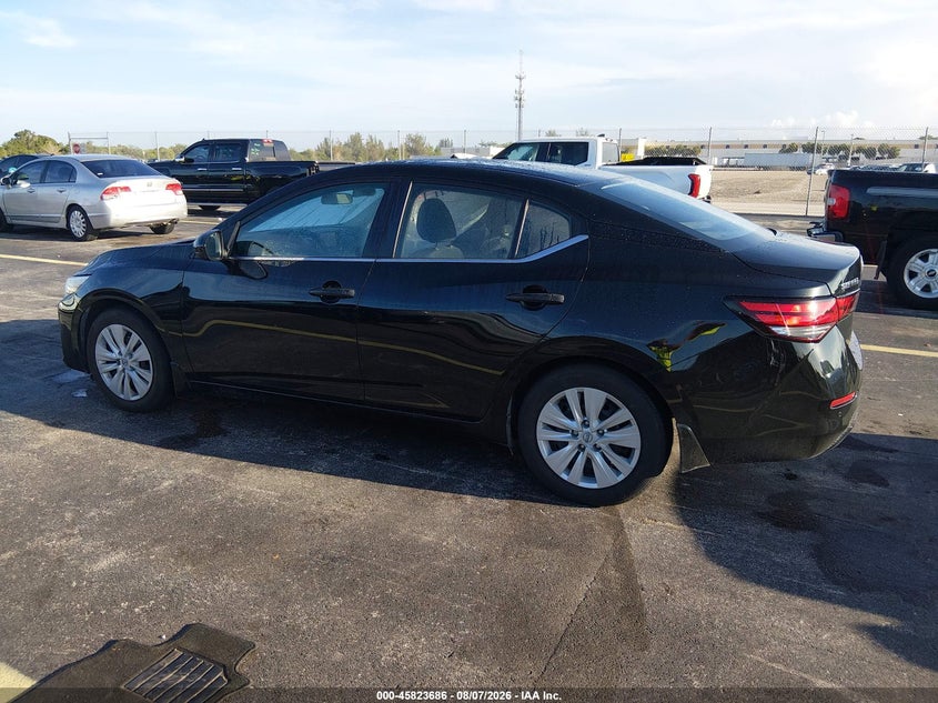 Vin: 3n1ab8bv8ry296056, lot: 46322567, nissan sentra s xtronic cvt 20243