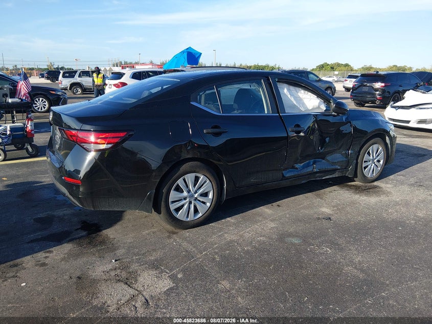 Vin: 3n1ab8bv8ry296056, lot: 46322567, nissan sentra s xtronic cvt 20244