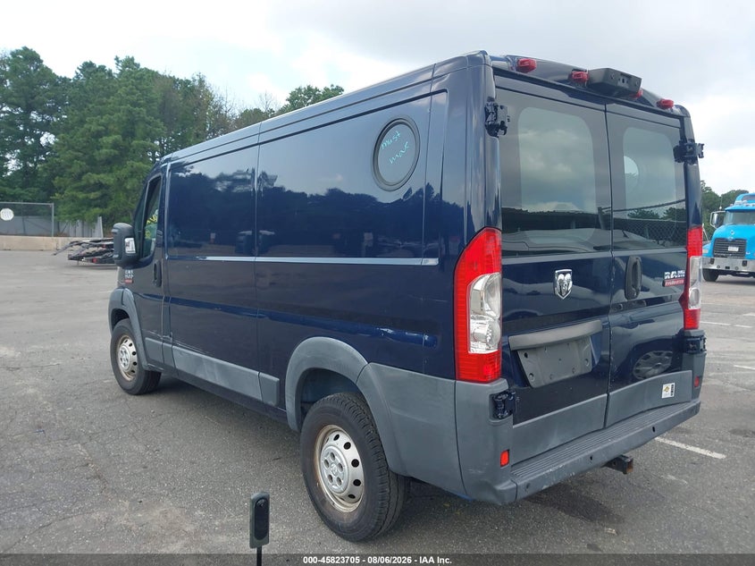 Vin: 3c6trvag6ee128986, lot: 46322586, ram promaster 1500 low roof 20143