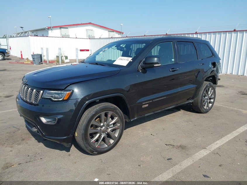 Vin: 1c4rjfbg5gc490722, lot: 46322615, jeep grand cherokee limited 75th anniversary 20162