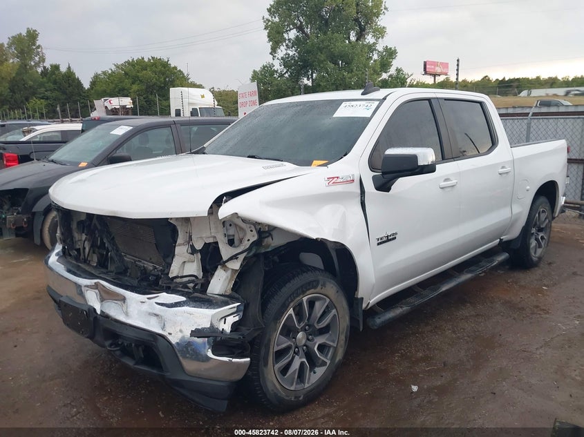 Vin: 3gcuydet9mg216807, lot: 46322623, chevrolet silverado 1500 4wd  short bed lt 20212
