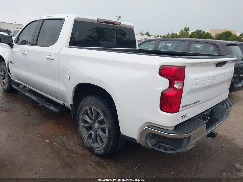 Vin: 3gcuydet9mg216807, lot: 46322623, chevrolet silverado 1500 4wd  short bed lt 20213