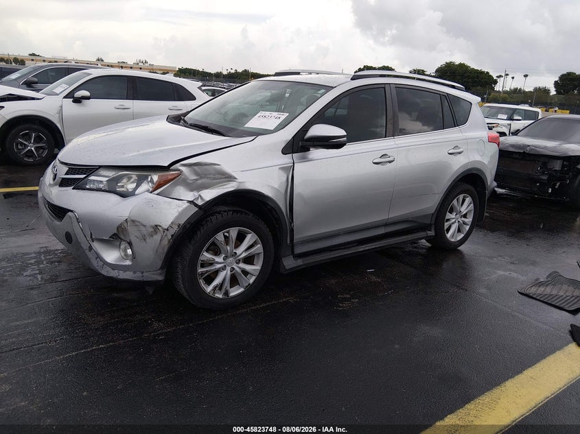 Vin: 2t3yfrev4fw205111, lot: 46322629, toyota rav4 limited 20152