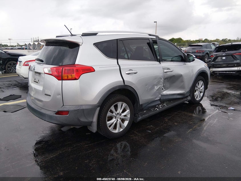 Vin: 2t3yfrev4fw205111, lot: 46322629, toyota rav4 limited 20154