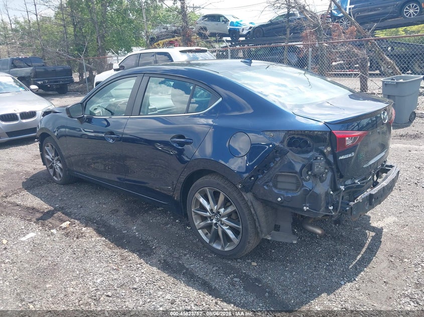 Vin: 3mzbn1w30jm163485, lot: 46322633, mazda mazda3 grand touring 20183
